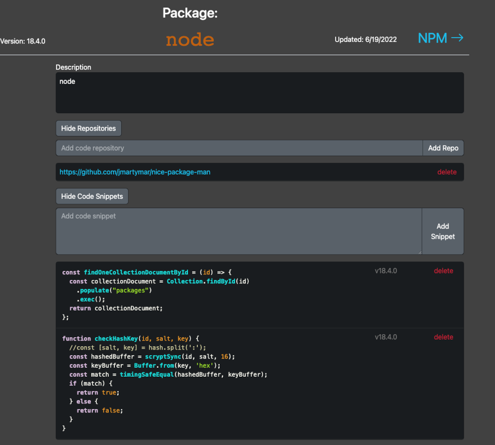 Npm Js Jeff Martin | Full Stack Developer